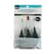 Mixed Media 3 Piece Egg-Shaped Round & Flat Paint Brush Set by Artist's Loft®